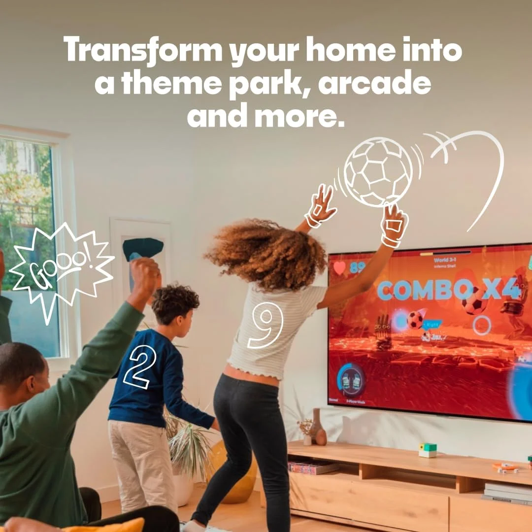 Nex Playground Game System, Indoor Family Game Night, Fun Games & Physical Play, Unique AI-Powered Motion Tracking Video Game Console, Transforms Living Room into a Family or Party Games Space - Image 2