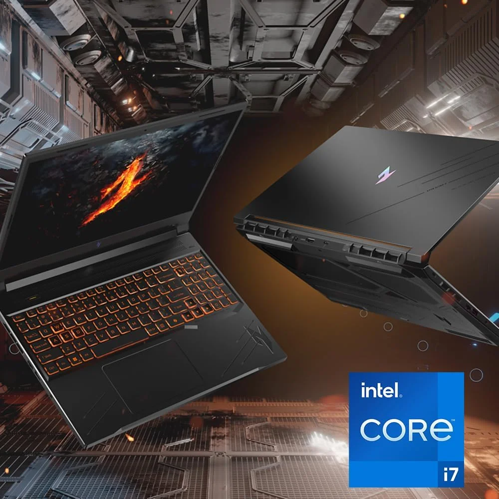 Acer Nitro V Gaming Laptop | Intel Core i7-14650HX | NVIDIA GeForce RTX 4060 Laptop GPU (233 AI Tops) | 16" WQXGA 180Hz Display | 16GB DDR5 | 512GB Gen 4 SSD | Wi-Fi 6 | Backlit KB | ANV16-71-75MW - Image 3