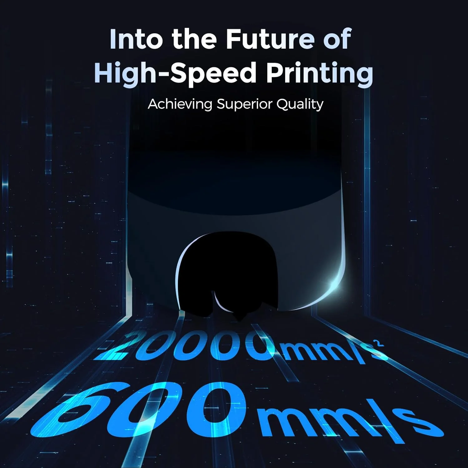 FLASHFORGE Adventurer 5M 3D Printer with Fully Auto Leveling, Max 600mm/s High Speed Printing, 280°C Direct Extruder with 3S Detachable Nozzle, Core XY All Metal Structure, Print Size 220x220x220mm - Image 2